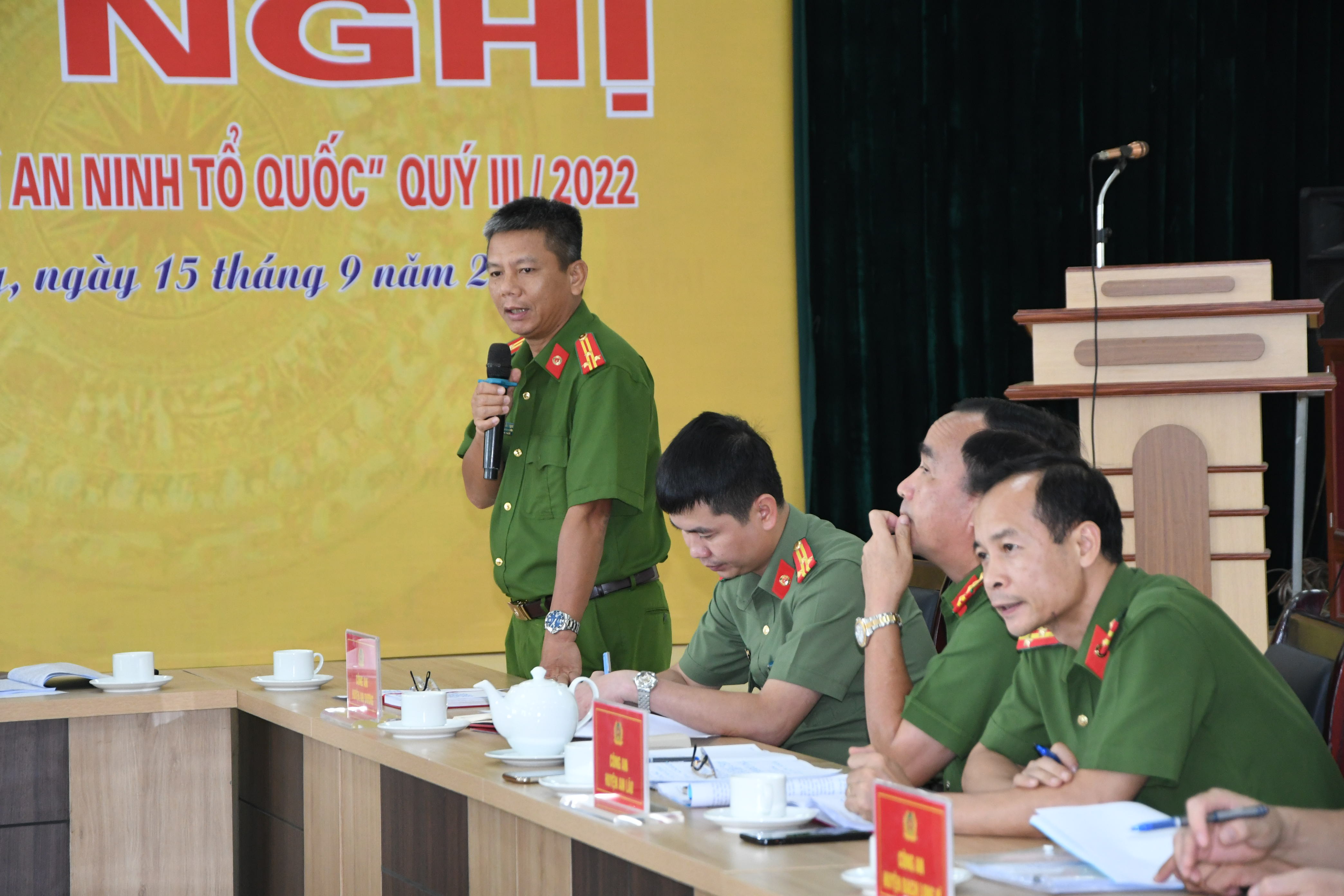 Công an huyện An Dương: Tỷ lệ điều tra, khám phá án đạt 100%